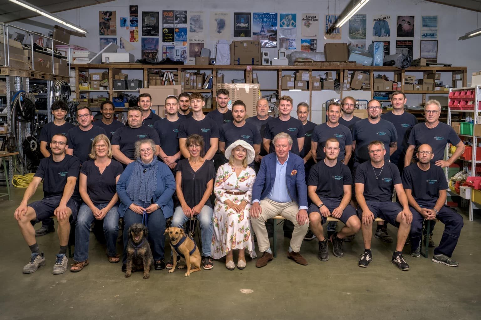 Das Team von Anton & Ulf Schreiner in der Werkstatt