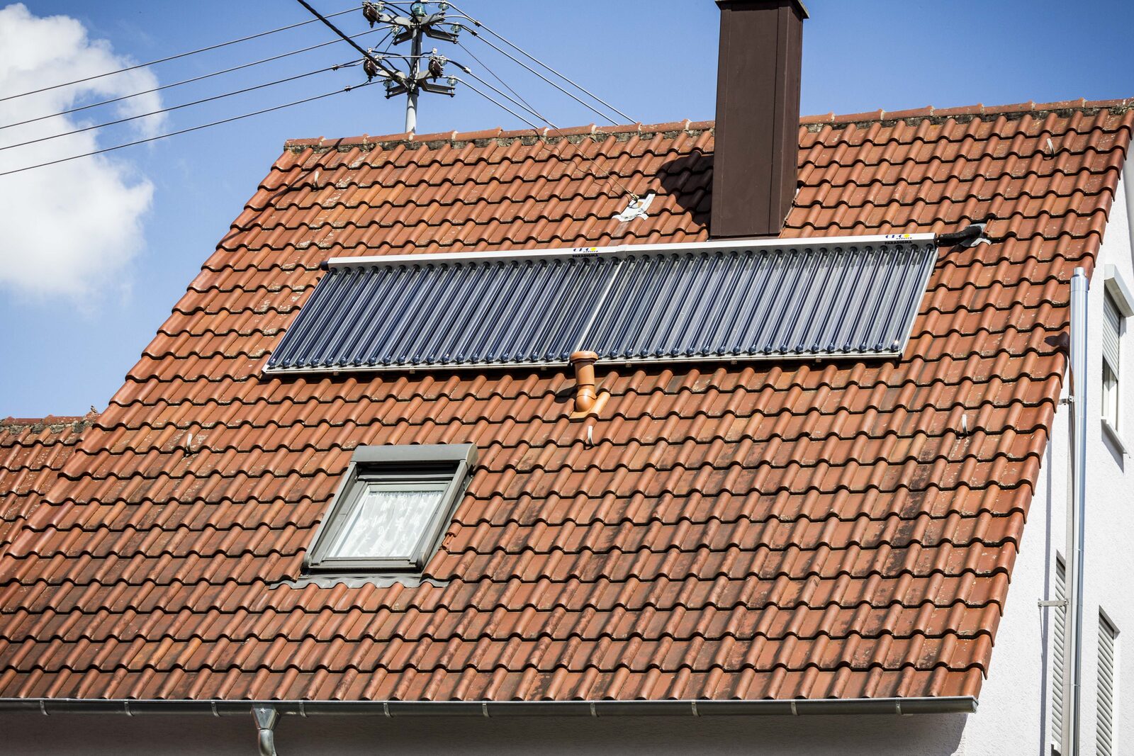 Verrohrung und Anschluss einer Solarthermieanlage
